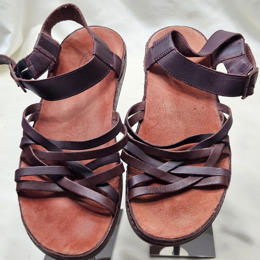 Chaco Fallon Strappy Sandals In Java Leather Sz 8… - image 6